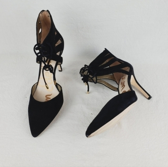 Sam Edelman new York Zachary leather point toe heels - Picture 1 of 11